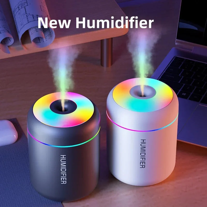 VibeHub™ PureMist | Mini Aroma Diffuser & LED Humidifier