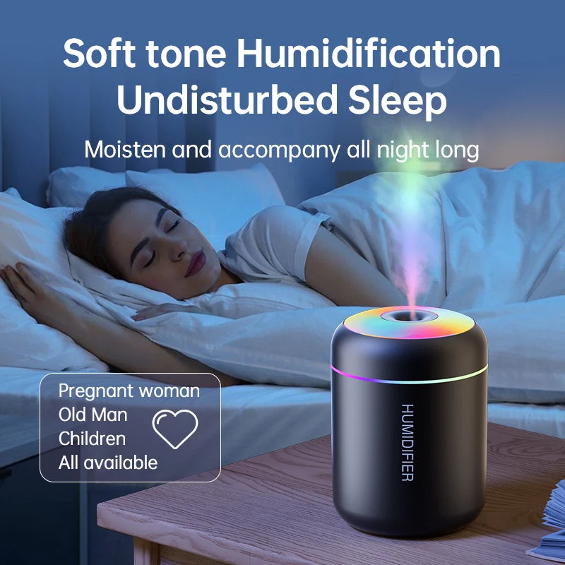 VibeHub™ PureMist | Mini Aroma Diffuser & LED Humidifier
