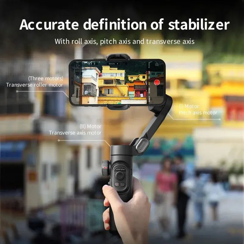VibeHub™ ProSteady | 3-Axis Professional Smartphone Gimbal Stabilizer