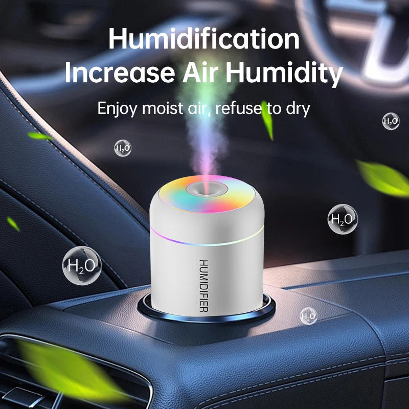 VibeHub™ PureMist | Mini Aroma Diffuser & LED Humidifier